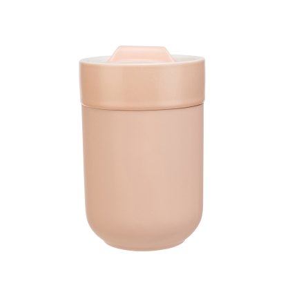 Siip 300ml soft touch pink travel mug