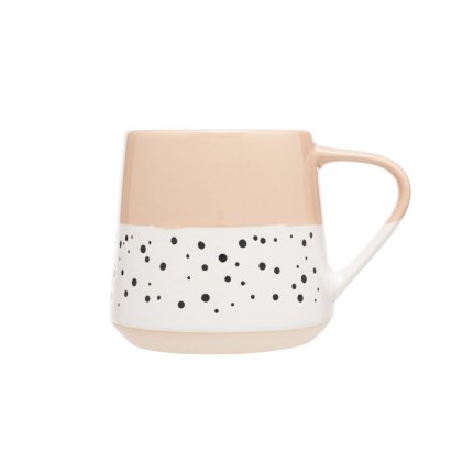 Siip dipped dotted mug blush