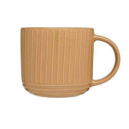 Siip embossed lines mug tan Siip embossed lines mug tan