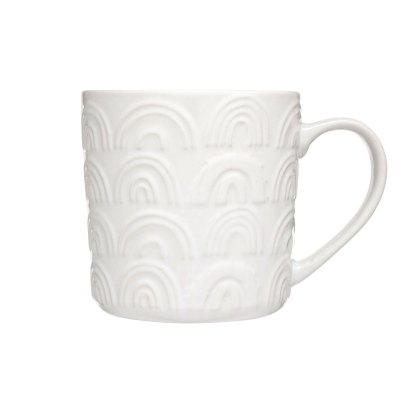 Siip embossed mug rainbow