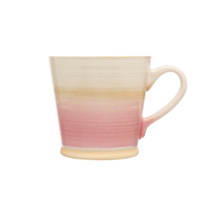 Siip gradient reactive glaze mug pink