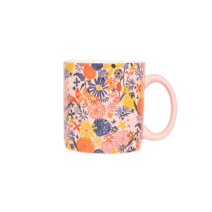 Siip posy floral mug pink