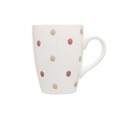 Siip reactive glaze spot mug pink & orange