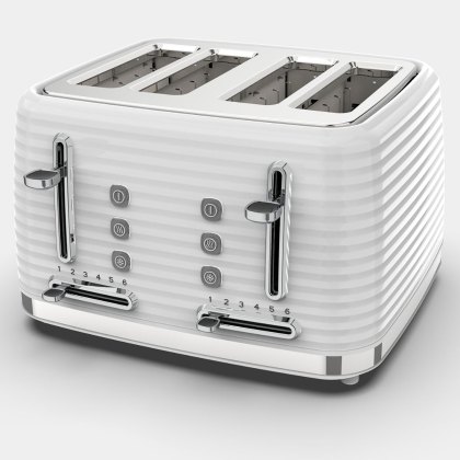 Daewoo Hive 4 Slice Toaster white