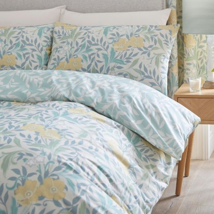 D&D Sandringham Duck Egg Duvet Cover Set
