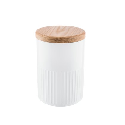 Bakehouse round White storage canister