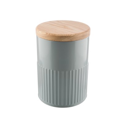 Bakehouse round Grey storage canister