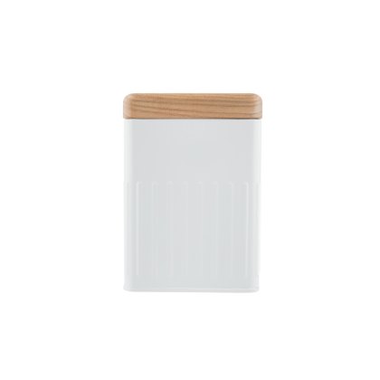 Bakehouse medium square white storage canister