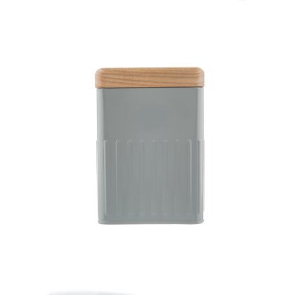 Bakehouse medium grey square storage canister