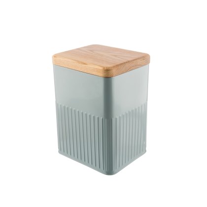 Bakehouse Grey rectangle storage canister