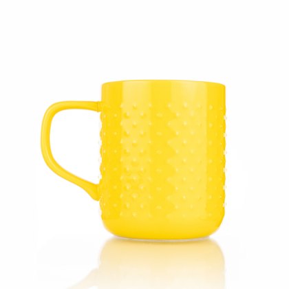 Siip embossed Dots yellow Mug