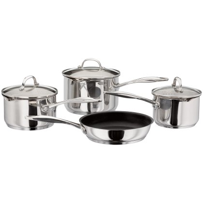 Stellar 7000 4 Piece Draining Saucepan Set