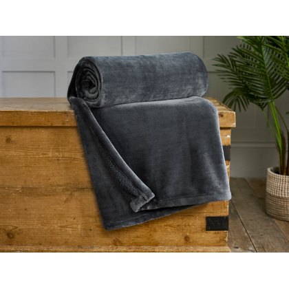 Deyongs Hudson Charcoal Throw