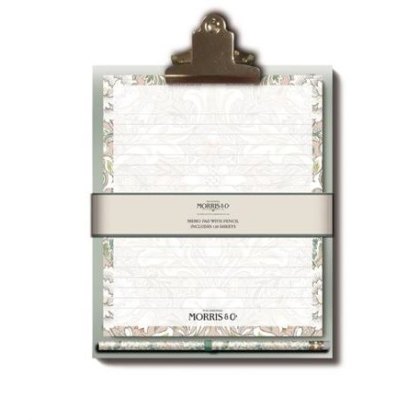William Morris Clipboard Memo Pad