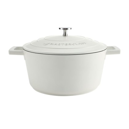 MasterClass 4L Cast Aluminium Casserole Dish, Cream