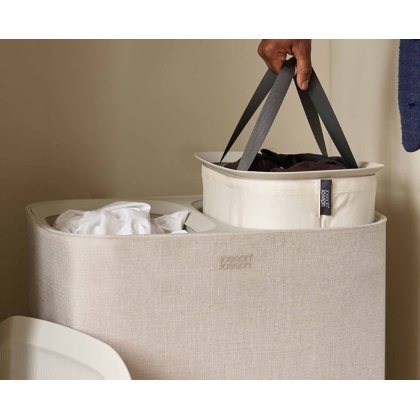 Joseph Joseph 90L Laundry Separation Basket Ecru