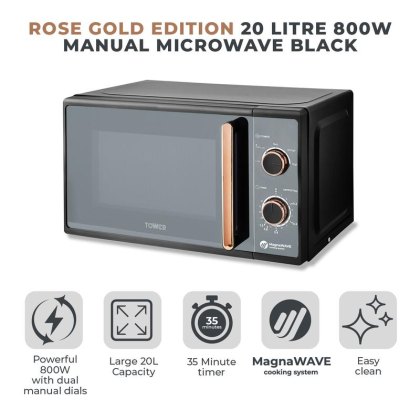Tower Cavaletto 20L Manual Microwave