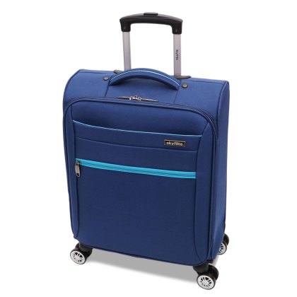 Skyflite Momentum Blue Soft Shell Suitcase