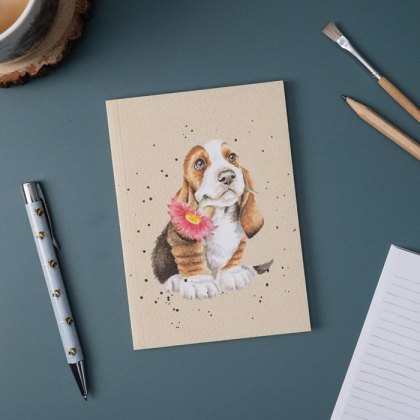 Wrendale Just For You Basset Hound A6 Notebook