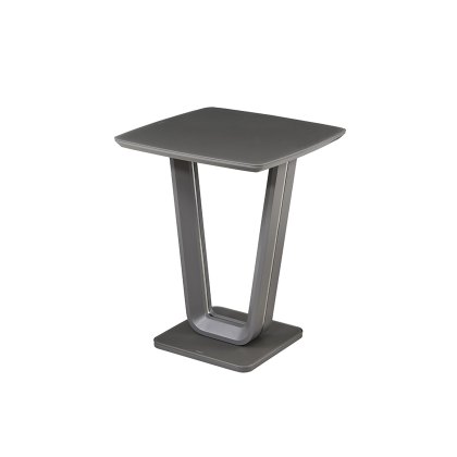 Lazzaro Bar Table in Graphite