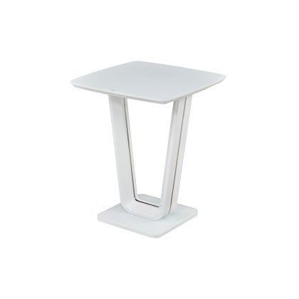 Lazzaro Bar Table in White