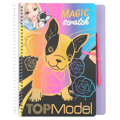 Topmodel Magic-Scratch Book