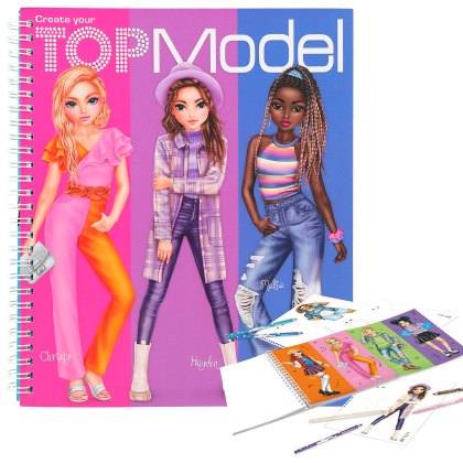 Create Your Topmodel Colouring Book Create Your Topmodel Colouring Book