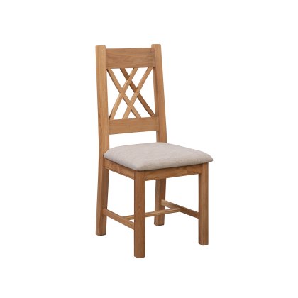 Gloucester Oak Dining Chair Pair