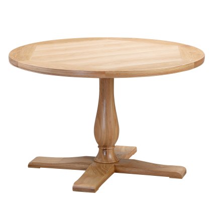 Gloucester Oak 1.2m Round Dining Table