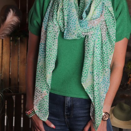 Zelly Green Hazel Scarf