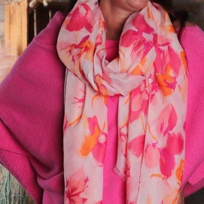 Zelly Pink Harriet Scarf