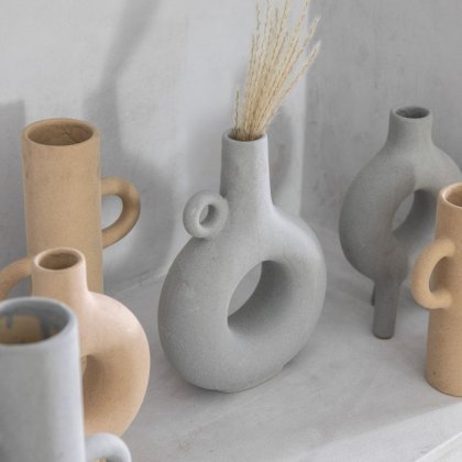 Gallery Direct Soren Vase Oatmeal