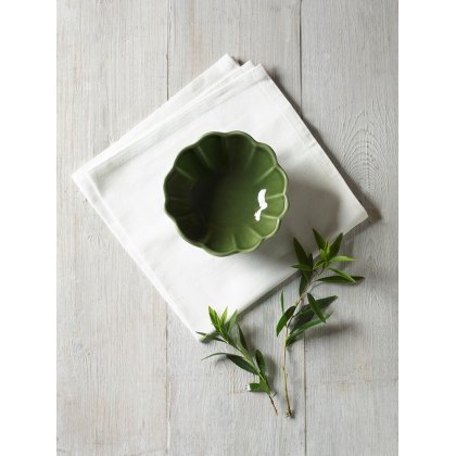 M.M Living Green Scallop Small Dip Bowl