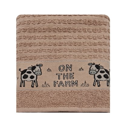 Brown On The Farm Tea Towel Brown On The Farm Tea Towel