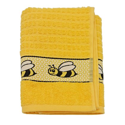 Yellow Honey Bee Tea Towel