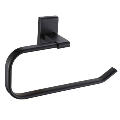 Showerdrape Unity Black Towel Ring Showerdrape Unity Black Towel Ring