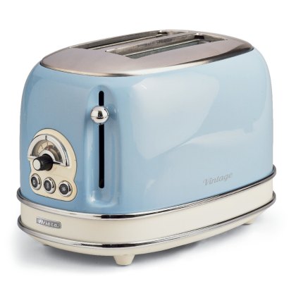 Ariete Vintage 2 Slice Toaster Blue Ariete Vintage 2 Slice Toaster Blue