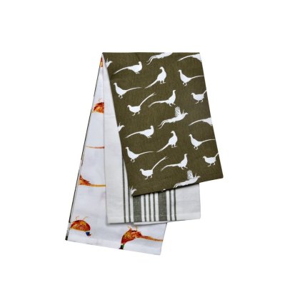 Stow Green The Pantry Pheasant Twilight Tea Towels Stow Green The Pantry Pheasant Twilight Tea Towels