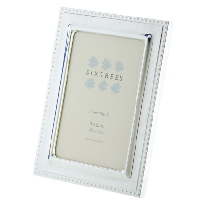 Sixtrees Hunter Silver Plated Photo Frame