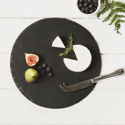 Simply Home Round Slate Cheese Board