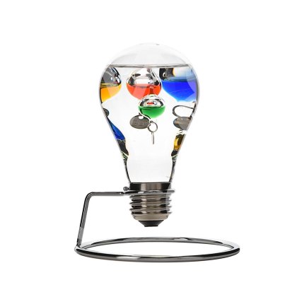 WM. Widdop Light Bulb Galileo On Metal Stand