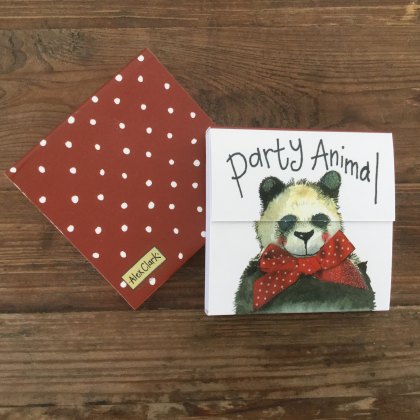 Alex Clark Party Animal Panda Mini Magnetic Notepad