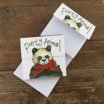 Alex Clark Party Animal Panda Mini Magnetic Notepad