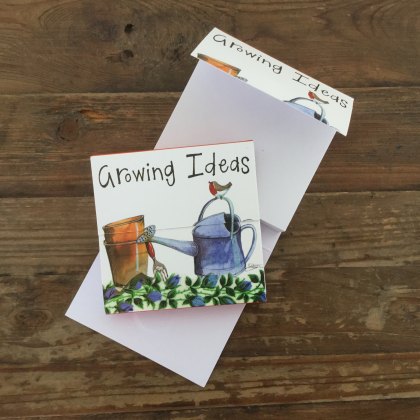 Alex Clark Growing Ideas Watering Can Mini Magnetic Notepad