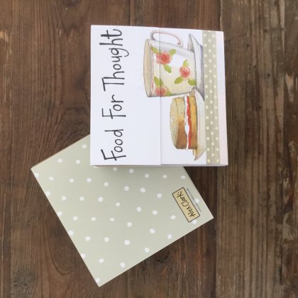 Alex Clark Food for Though Tea & Cake Mini Magnetic Notepad Alex Clark Food for Though Tea & Cake Mini Magnetic Notepad