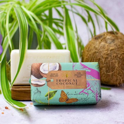 The English Soap Company Anniversary Tropical Coconut Soap