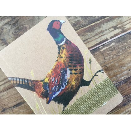 Alex Clark Pheasant Small Kraft Notebook Alex Clark Pheasant Small Kraft Notebook
