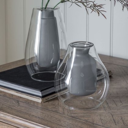 Gallery Direct Grey Helsinki Vase