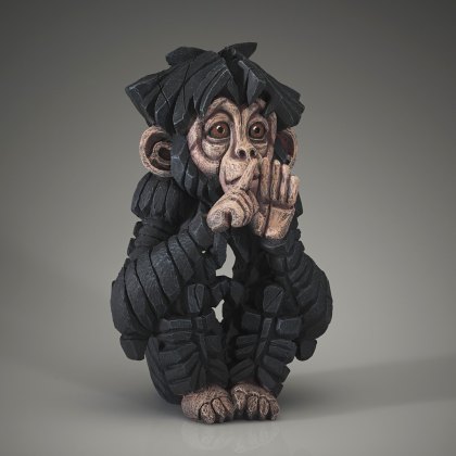 Edge Sculptures Baby Chimpanzee "Speak No Evil