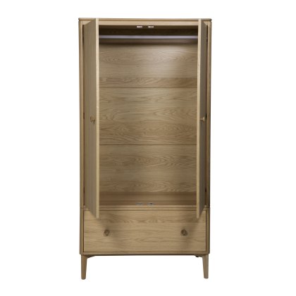 Anders Oak 2 Door Wardrobe